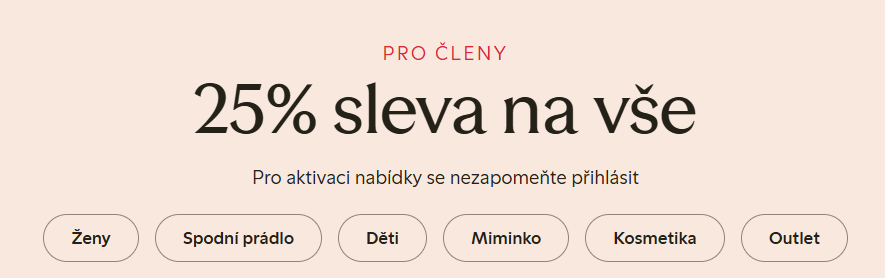 25% sleva na vše do Lindex - pro členy More at Lindex