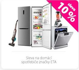 10% sleva na domácí spotřebiče ETA do Euronics.cz