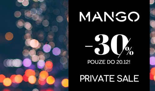 Slevový kupón -30% na značku MANGO v Answear.cz