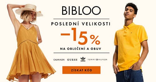 Sleva -15% na poslední velikosti v e-shopu Bibloo.cz