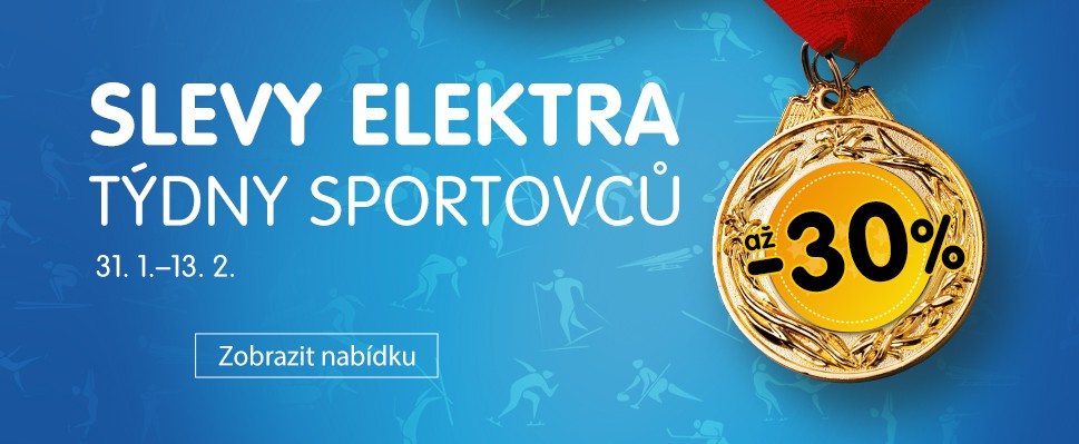 Slevy elektra až -30% - Týdny sportovců na Okay.cz