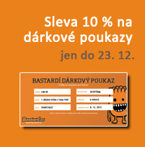 Sleva 10 % na dárkové poukazy v Bastard.cz