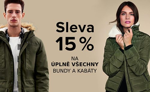 15% SLEVA na bundy a kabáty do ZOOT.cz